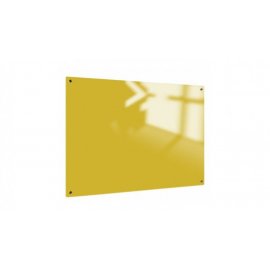 Доска стеклянная магнитно-маркерная Classic Boards BMG4545, 45х45см, арт. GB4545, цвет желтый